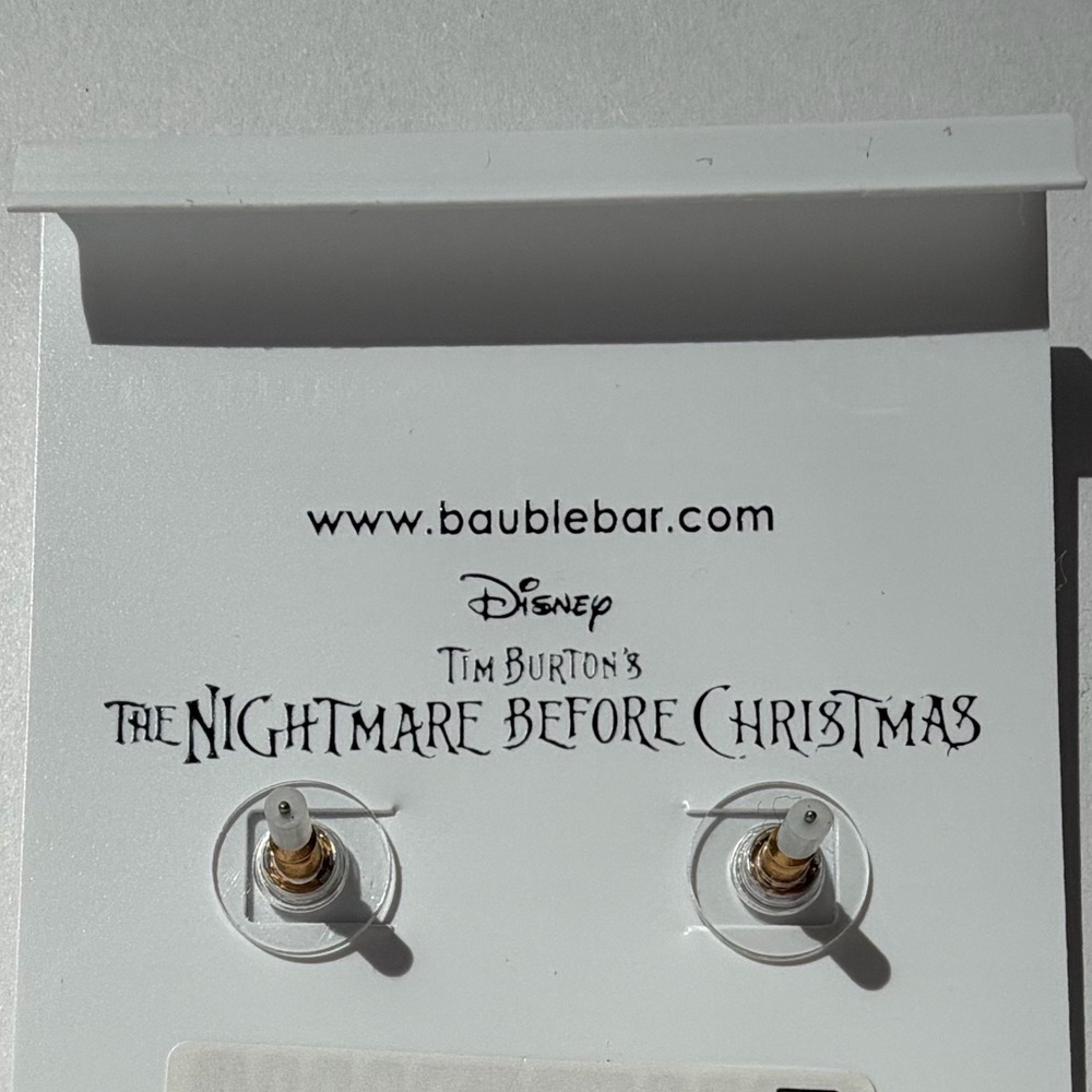 Disney BaubleBar Jack Sally Heart NBC earrings nwt - Picture 5 of 7